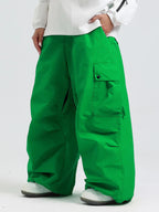 Loose Fit Cargo Snowboard Trousers for Men | Winter Outdoor Activities