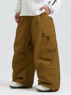 Loose Fit Cargo Snowboard Trousers for Men | Winter Outdoor Activities