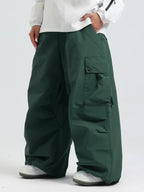 Loose Fit Cargo Snowboard Trousers for Men | Winter Outdoor Activities