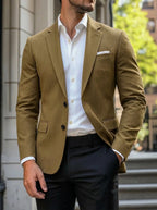 Casual Single Breasted Standard Fit Jacket for Men | Office and Weekend Wear