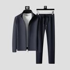 Breathable Stretch Lycra Slim Fit Tracksuit Set for Men | Casual Sportswear