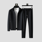 Breathable Stretch Lycra Slim Fit Tracksuit Set for Men | Casual Sportswear