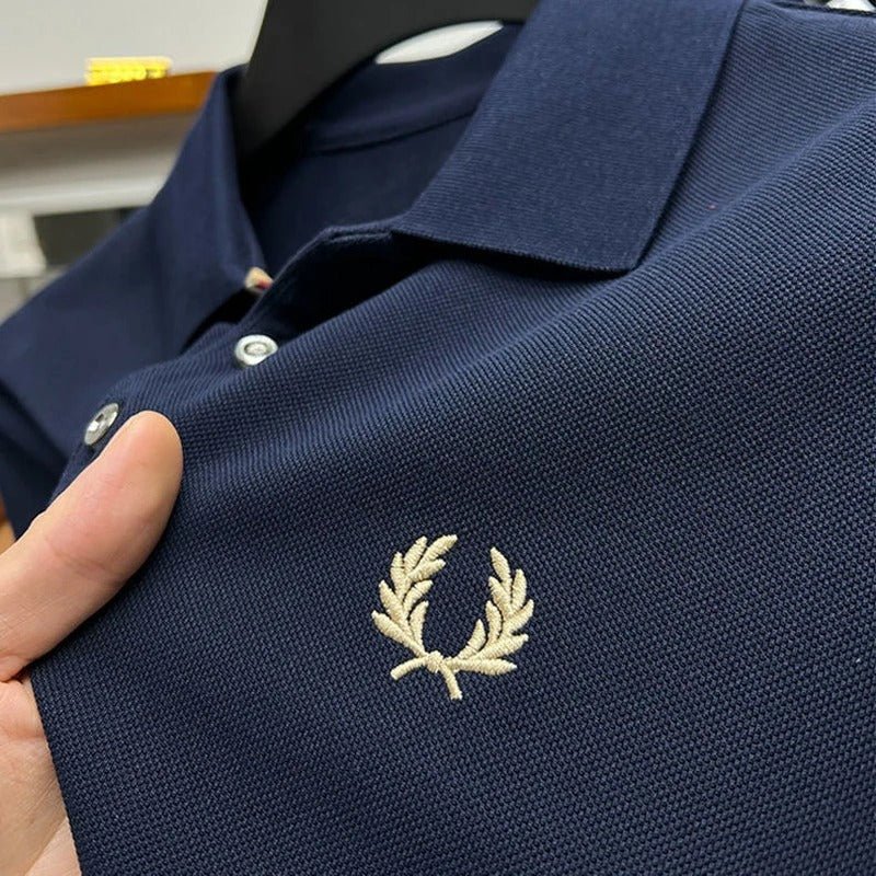 Stretch Fabric Breathable Collared Polo Shirt for Men | Work and Casual Wear