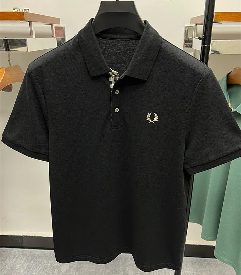Stretch Fabric Breathable Collared Polo Shirt for Men | Work and Casual Wear