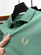 Stretch Fabric Breathable Collared Polo Shirt for Men | Work and Casual Wear