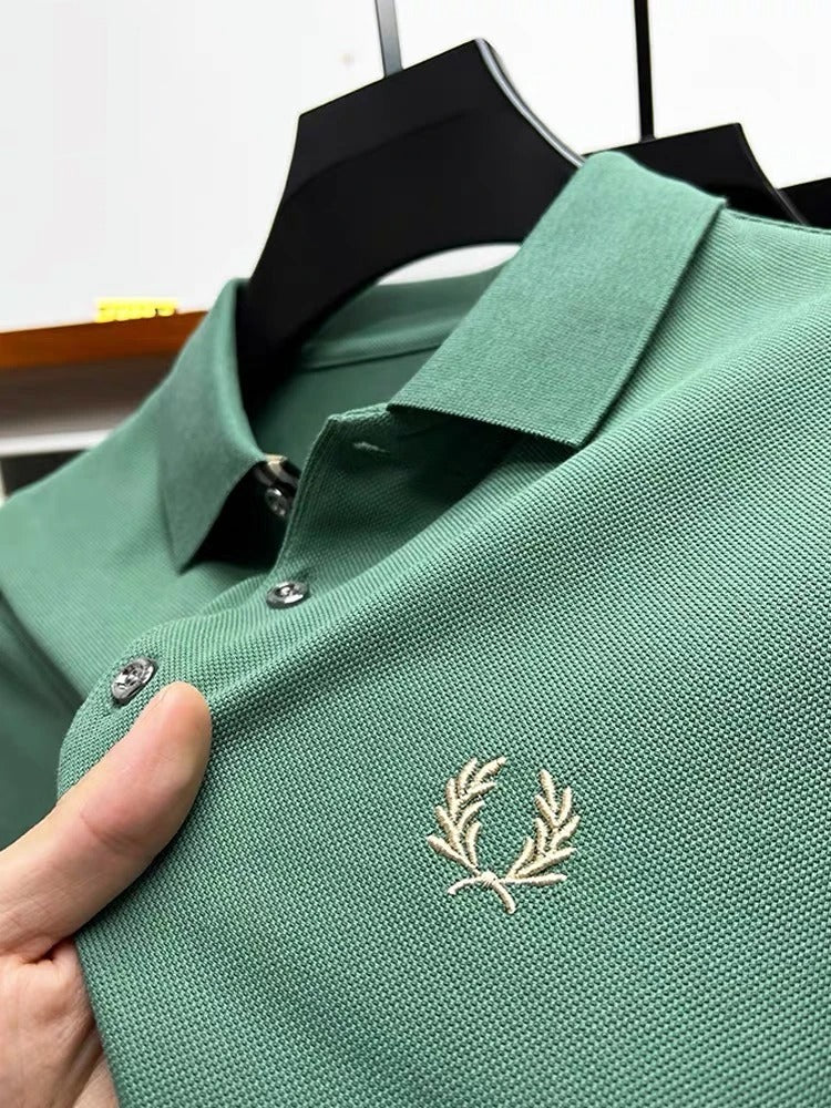 Stretch Fabric Breathable Collared Polo Shirt for Men | Work and Casual Wear