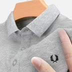 Stretch Fabric Breathable Collared Polo Shirt for Men | Work and Casual Wear