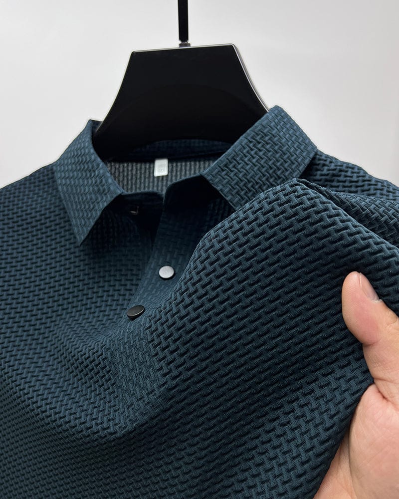 Breathable Mesh Short Sleeve Polo Shirt for Men | Summer and Sports Wear