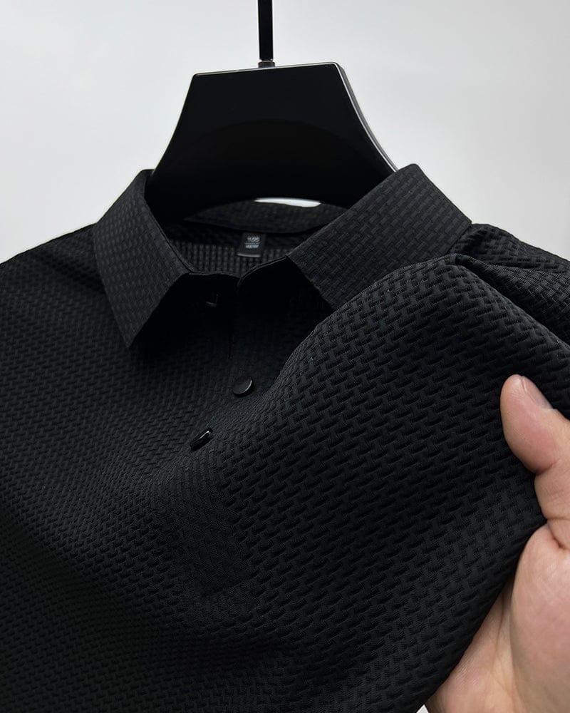 Breathable Mesh Short Sleeve Polo Shirt for Men | Summer and Sports Wear