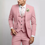 Slim Fit Three Piece Suit for Men | Formal Wedding Guest Wear
