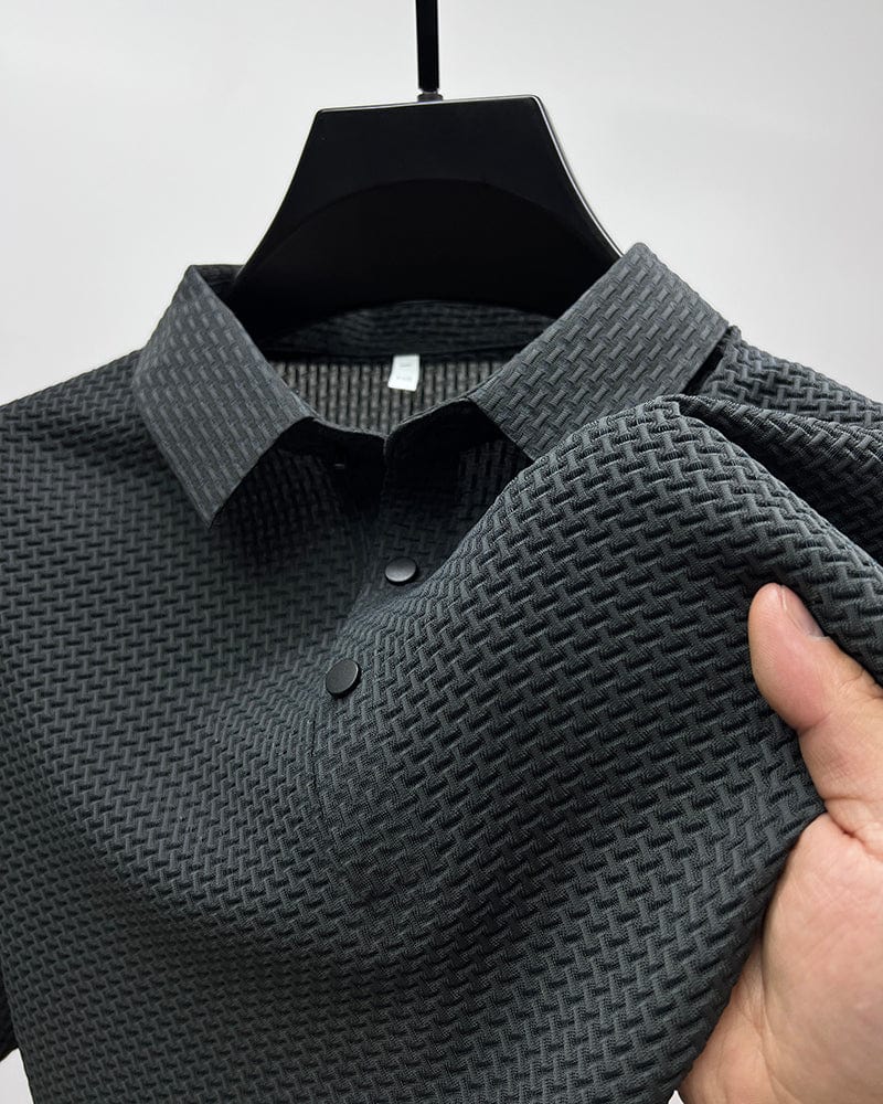 Breathable Mesh Short Sleeve Polo Shirt for Men | Summer and Sports Wear
