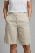 High Waisted Tailored Relaxed Fit Summer Shorts for Women | Everyday Wear