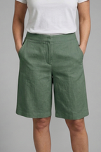 High Waisted Tailored Relaxed Fit Summer Shorts for Women | Everyday Wear