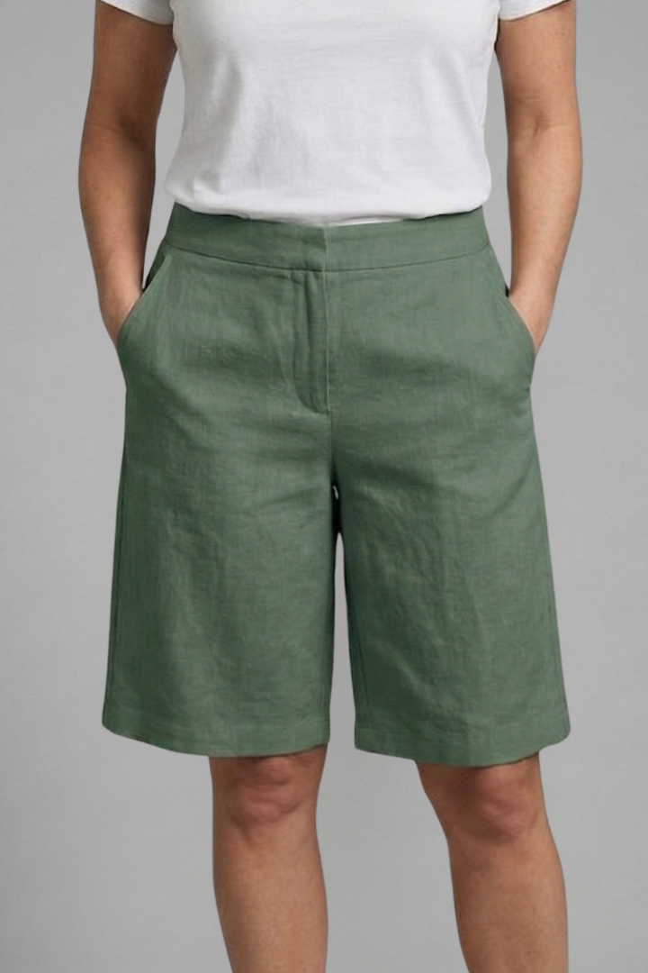 High Waisted Tailored Relaxed Fit Summer Shorts for Women | Everyday Wear