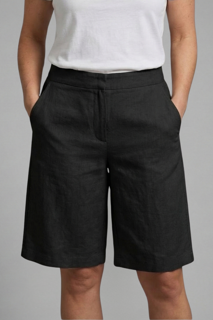 High Waisted Tailored Relaxed Fit Summer Shorts for Women | Everyday Wear