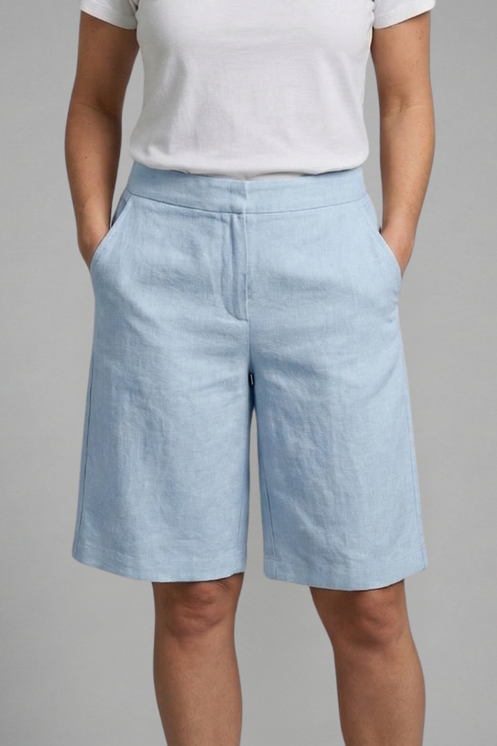 High Waisted Tailored Relaxed Fit Summer Shorts for Women | Everyday Wear