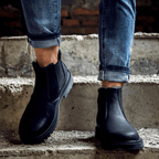Men's Waterproof Steel Toe Cap Safety Boots with Non-Slip Sole