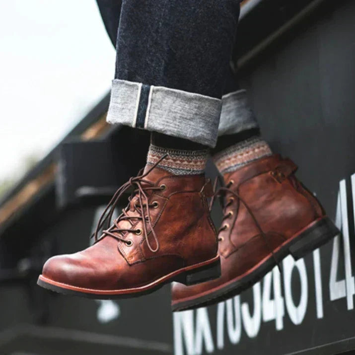 Men's Closed Toe Dress Shoes with Non-Slip Sole for Men