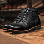 Leather Boots with Non-Slip Sole for Men