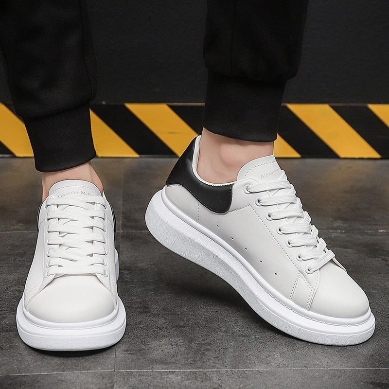 Lightweight Breathable Leather and Textile Casual Trainers for Men | Daily Wear
