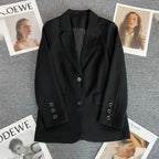 Women Blazer Jacket | Single-button with notch lapel