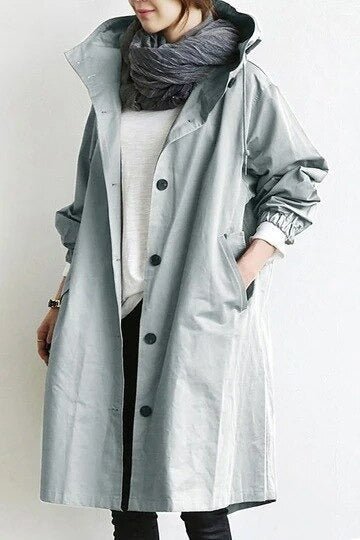 Water Repellent Regular Fit Trench Coat for Women | Everyday Rainwear