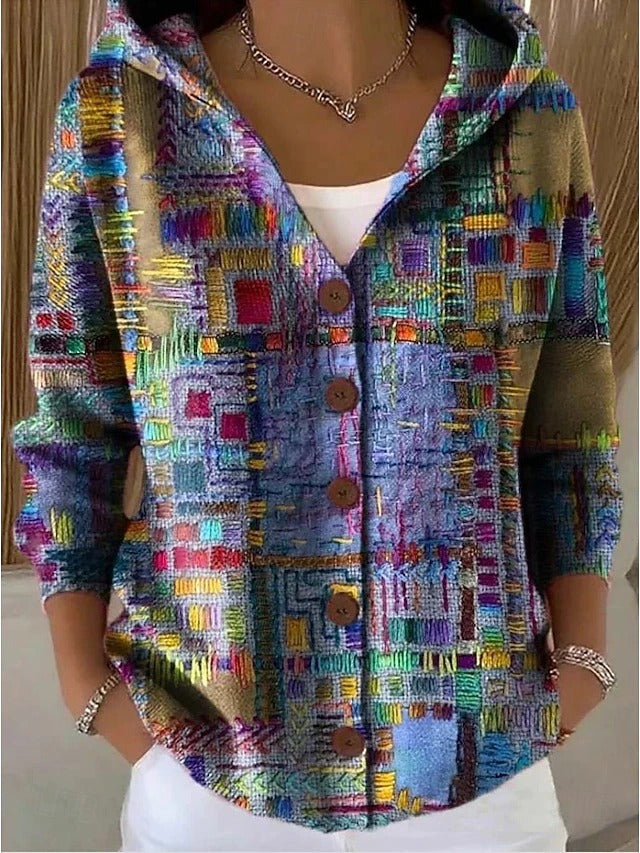Lightweight Button Front Hooded Cardigan for Women | Casual Everyday Layering
