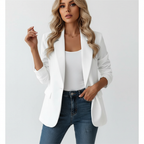 Women Blazer | Tailored fit with button and pocket detailing