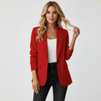 Women Blazer | Tailored fit with button and pocket detailing