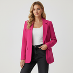Women Blazer | Tailored fit with button and pocket detailing