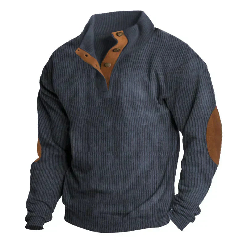 Men’s Knit Sweater | Ribbed Construction