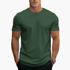 Men T-Shirt | Crew Neck with Short Sleeves and Straight Fit