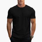 Men T-Shirt | Crew Neck with Short Sleeves and Straight Fit