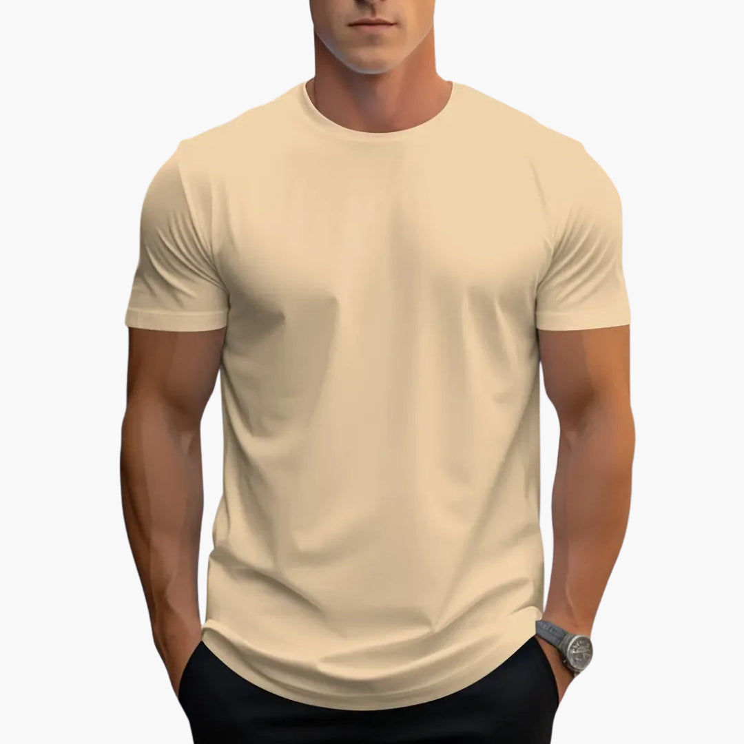 Men T-Shirt | Crew Neck with Short Sleeves and Straight Fit