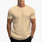 Men T-Shirt | Crew Neck with Short Sleeves and Straight Fit