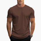 Men T-Shirt | Crew Neck with Short Sleeves and Straight Fit