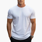 Men T-Shirt | Crew Neck with Short Sleeves and Straight Fit