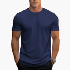 Men T-Shirt | Crew Neck with Short Sleeves and Straight Fit