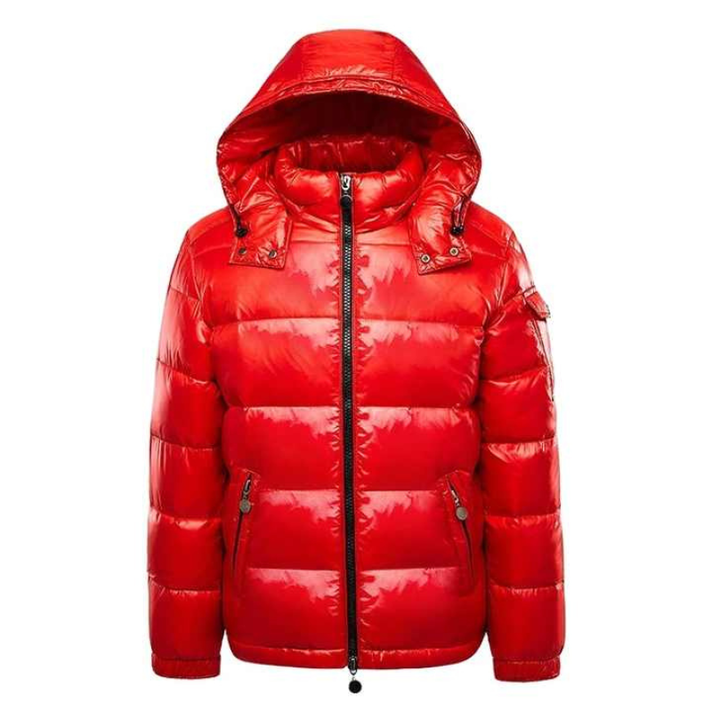 Men's Black Quilted Padded Jacket for Men | Slim Fit Insulated Winter Coat
