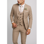 Slim Fit Three Piece Suit for Men | Formal Wedding Guest Wear