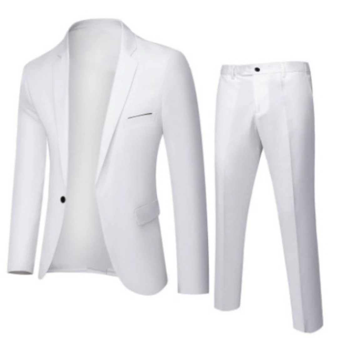 Men Suit | Two-piece set with single-breasted blazer