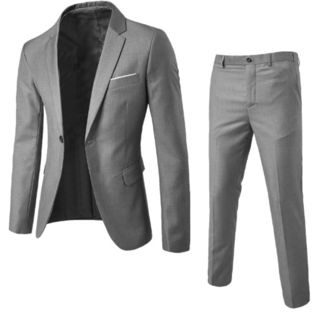 Men Suit | Two-piece set with single-breasted blazer