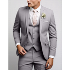 Slim Fit Three Piece Suit for Men | Formal Wedding Guest Wear