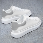 Lightweight Breathable Leather and Textile Casual Trainers for Men | Daily Wear
