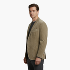 Men Blazer | Notch Lapel with Two-Button Front Closure