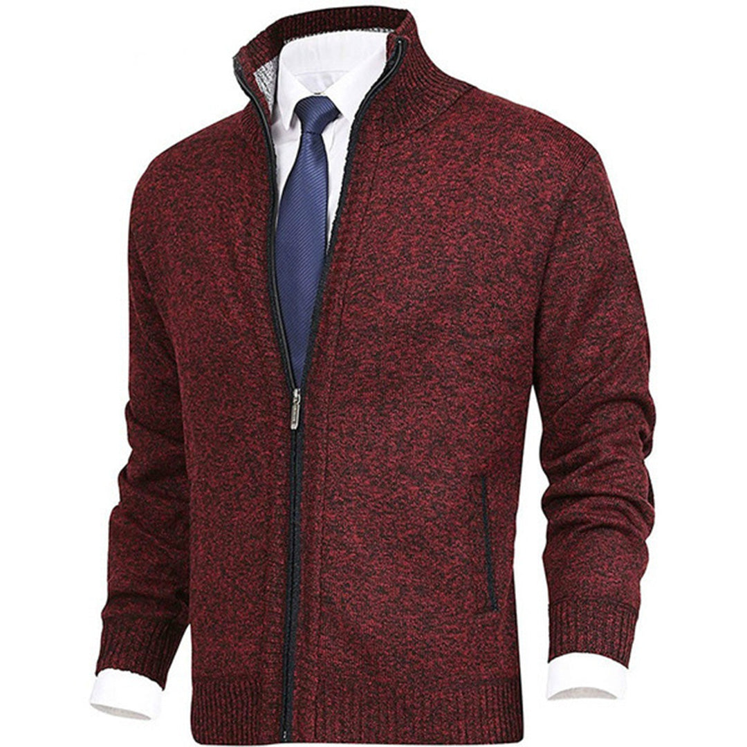 Men Vest | Full Zip Stand Collar Pocket Design