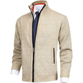 Men Vest | Full Zip Stand Collar Pocket Design