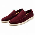 Suede-Look Slip-On Loafers for Men