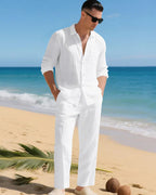 Oversized Shirt and Wide Trousers Co-Ord Set for Men | Casual Outfit