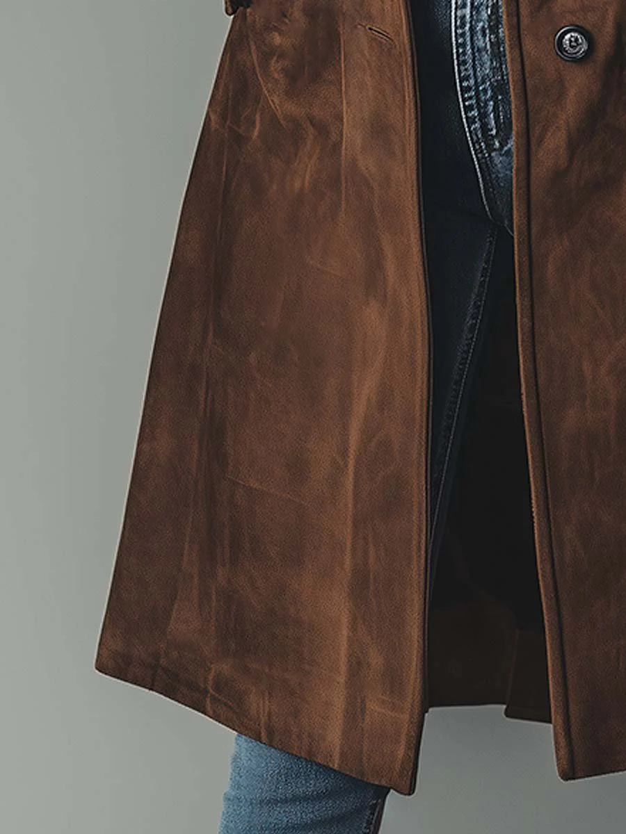 Trench Coat for Women in Brown, Dark Blue or Dark Grey | Vintage Style